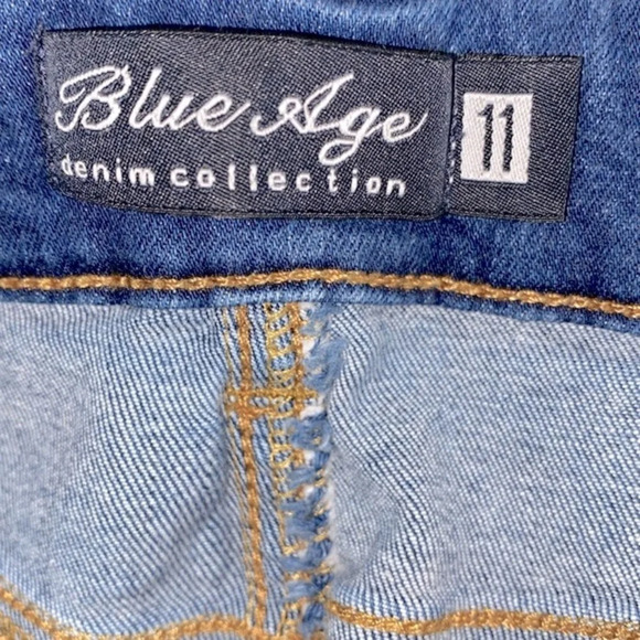 Blue Age jeans distressed juniors size 11 - Picture 4 of 8